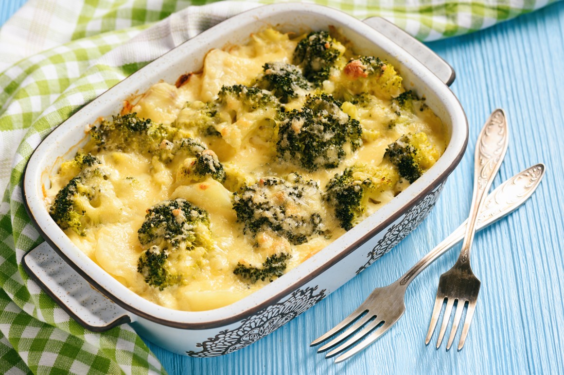 Kartoffel-Brokkoli-Gratin