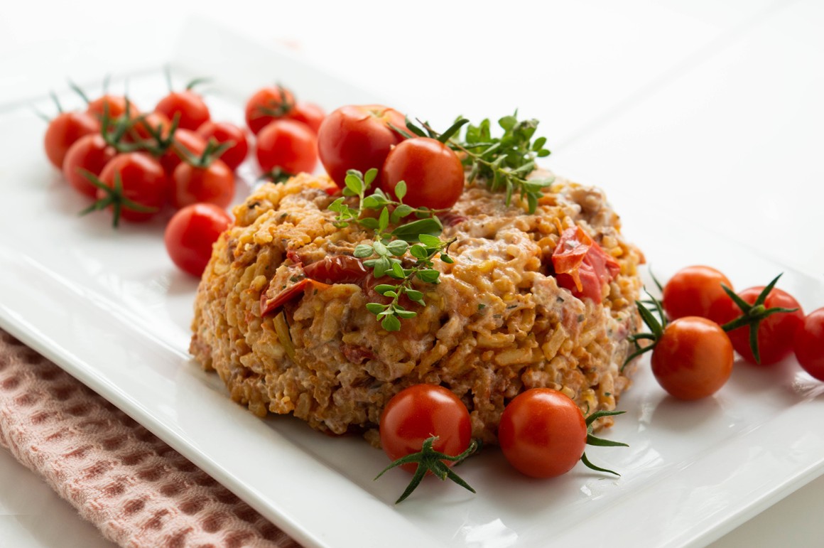Griechischer Tomatenreis - Rezept