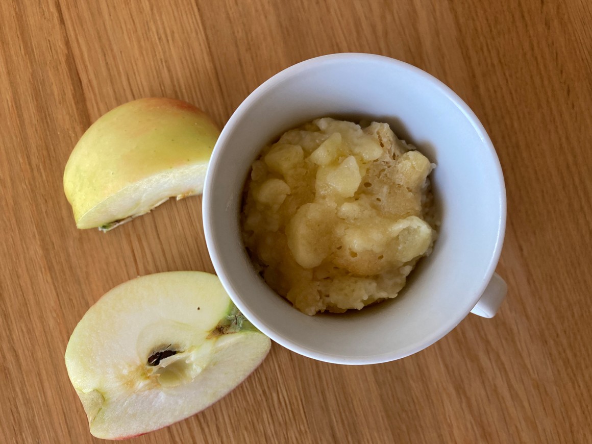 Apfel-Marzipan-Tassenkuchen - Rezept