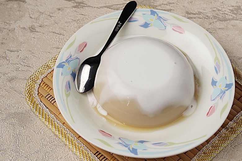 Veganer Karamellpudding