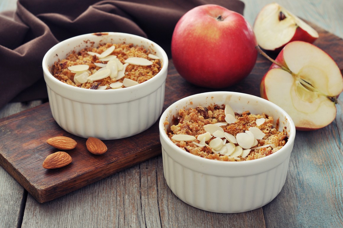 Zimt-Apfel-Crumble - Rezept