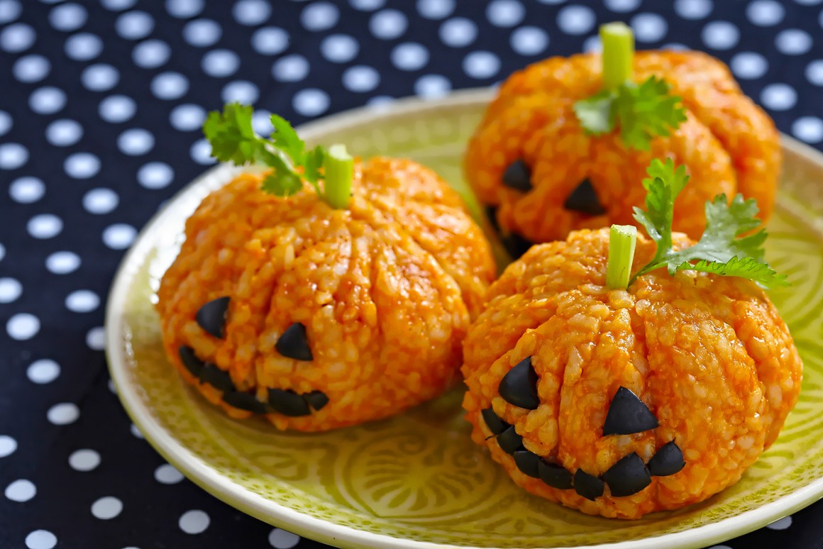 Jack-O´Lantern-Snacks