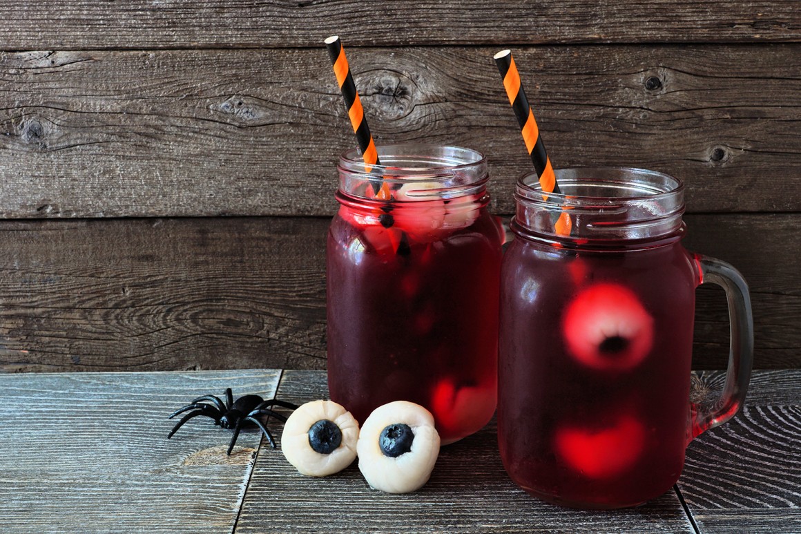 Alkoholfreier Halloween-Drink