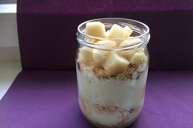 Gesundes Singlefrühstück