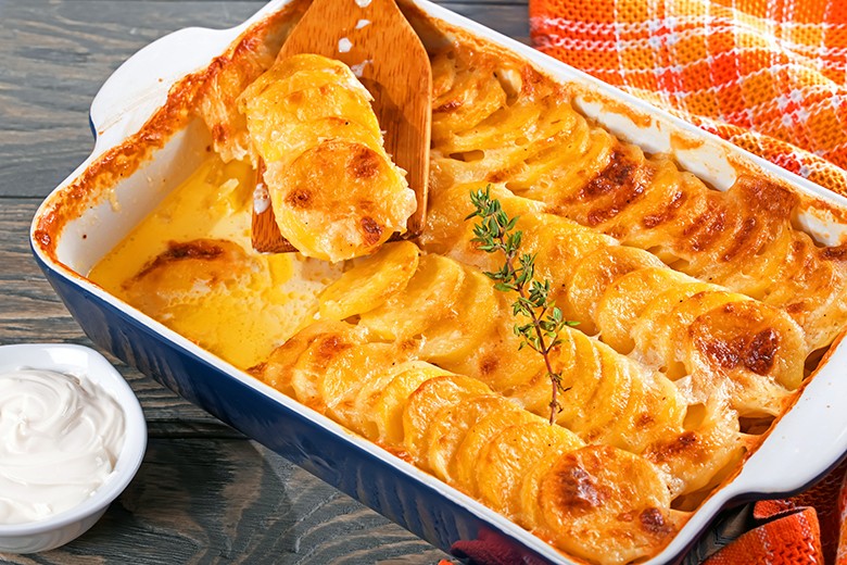 Veganes Kartoffelgratin