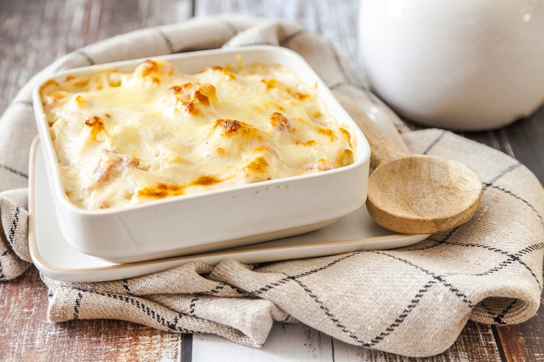 Blumenkohl-Kartoffelgratin