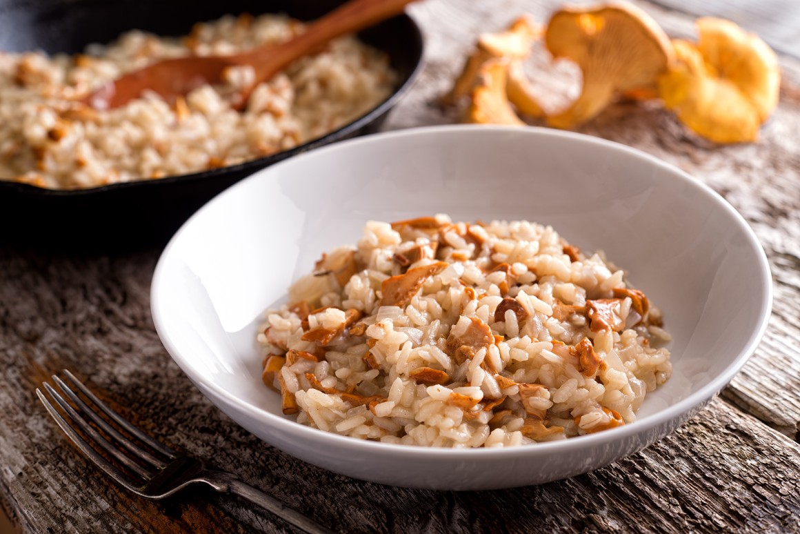 Risotto mit Pfifferlingen - Rezept