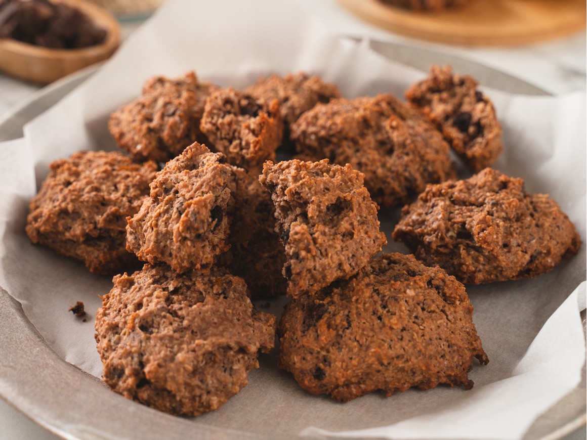 Schnelle Schokocookies