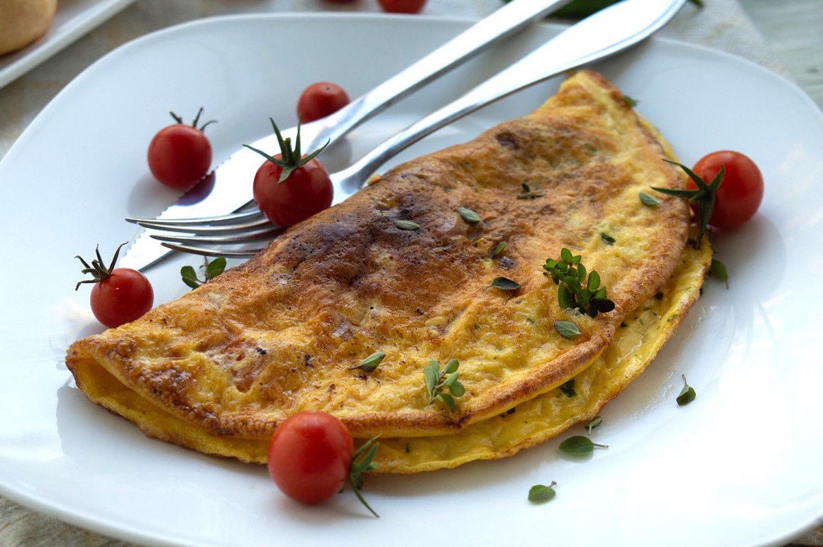 Tomaten-Käse-Omelett - Rezept