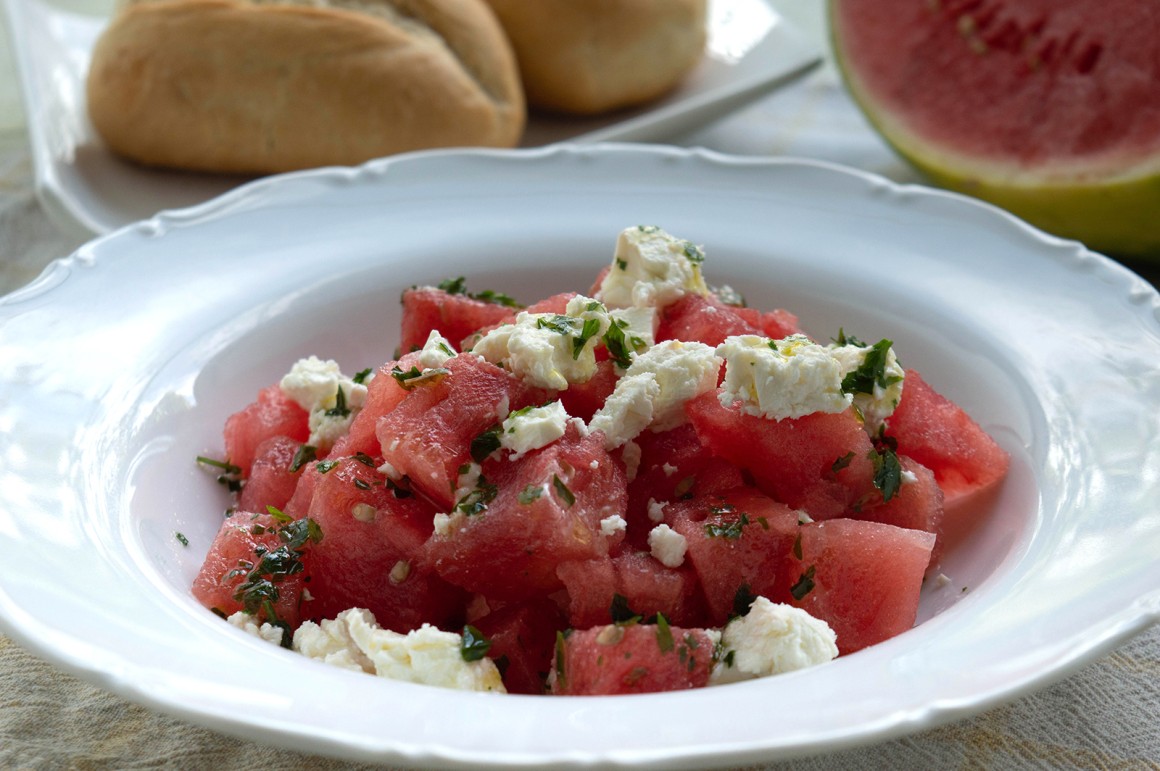 Wassermelonensalat - Rezept