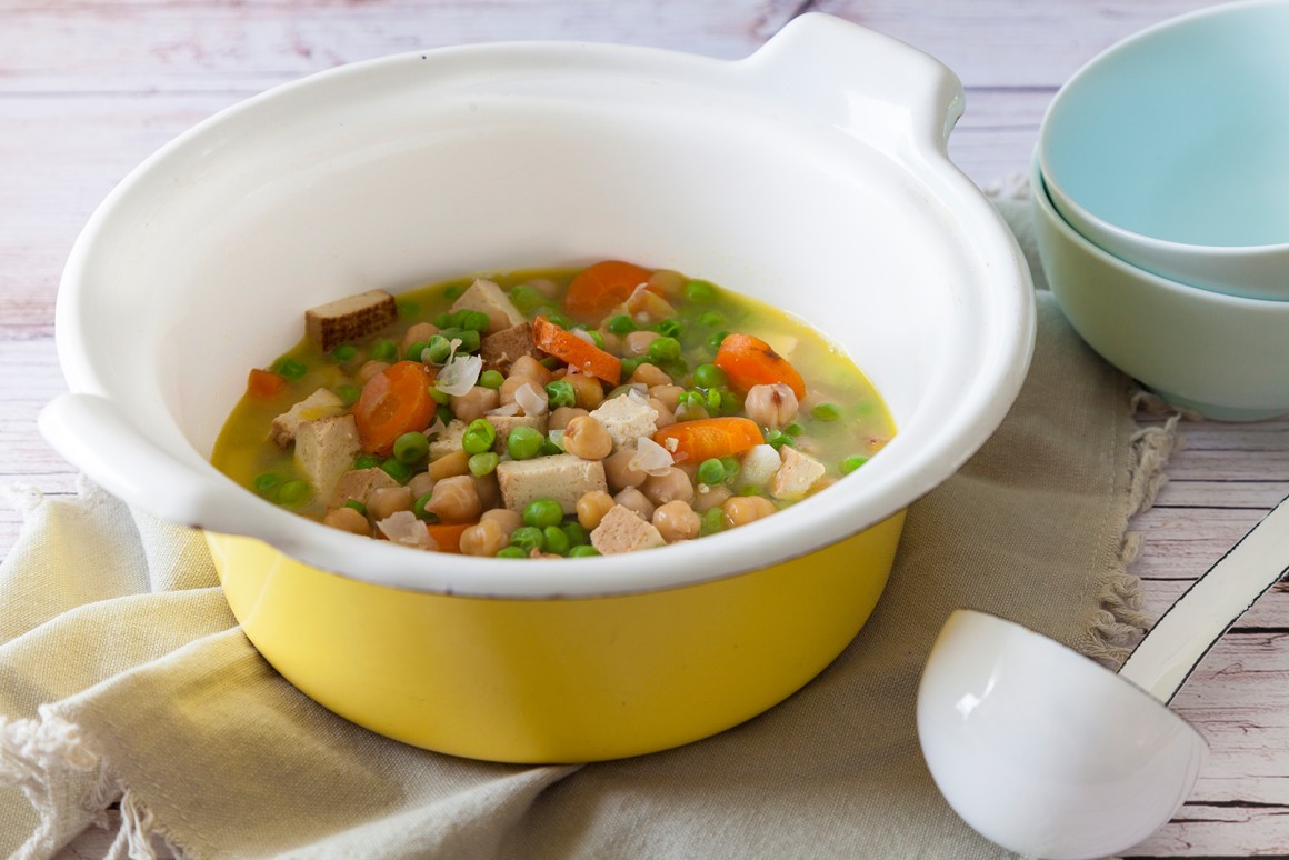 Veganer Erbseneintopf - Rezept