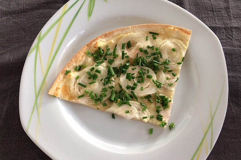 Flammkuchen ohne Speck