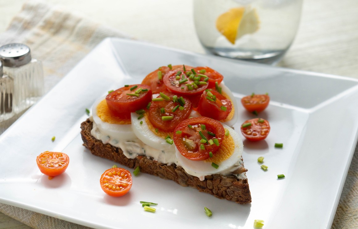 Tomaten-Ei-Schnitte - Rezept