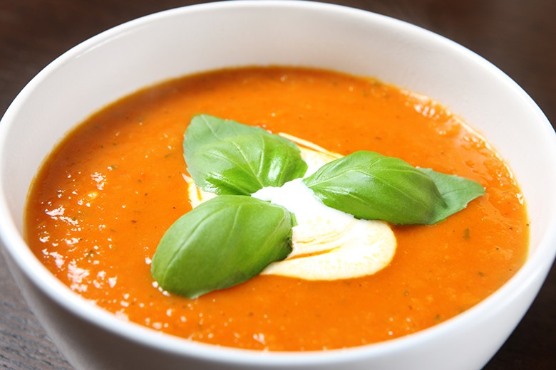 Tomatensuppe mit Gin