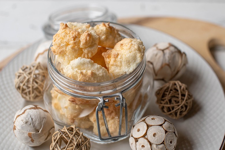Kokosmakronen mit Quark