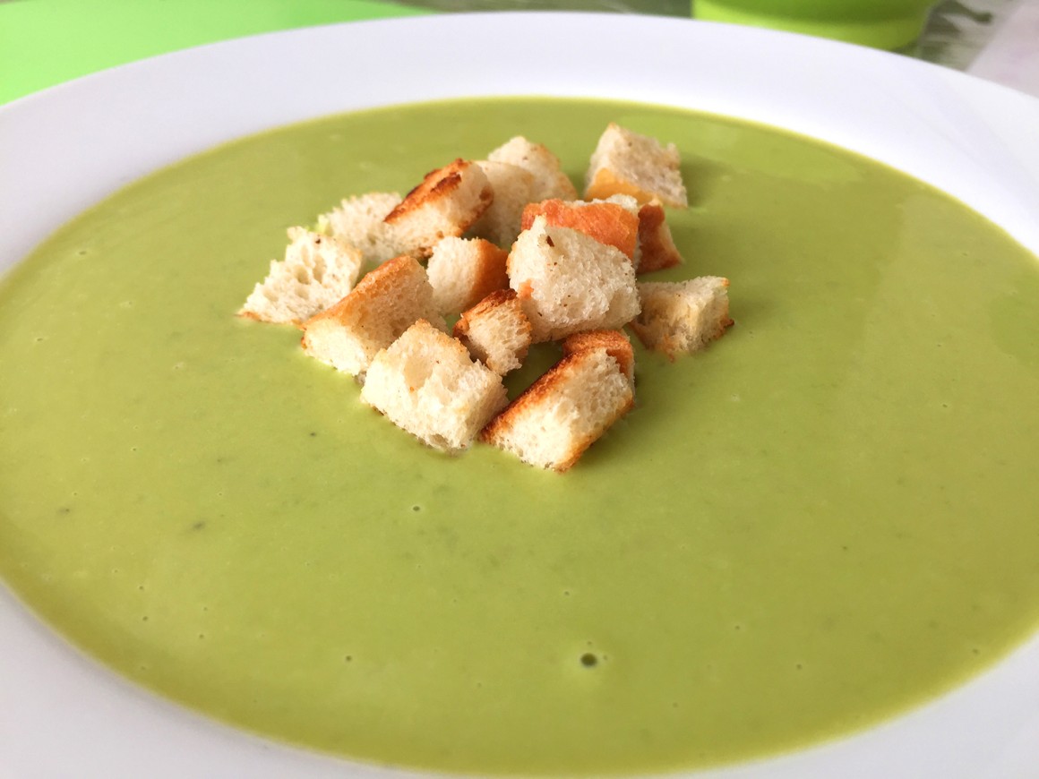 Erbsencremesuppe