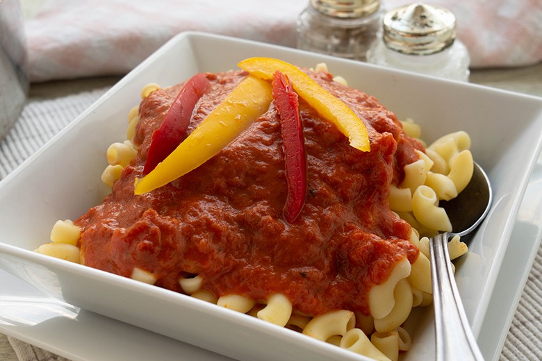 Paprika-Sahne-Soße