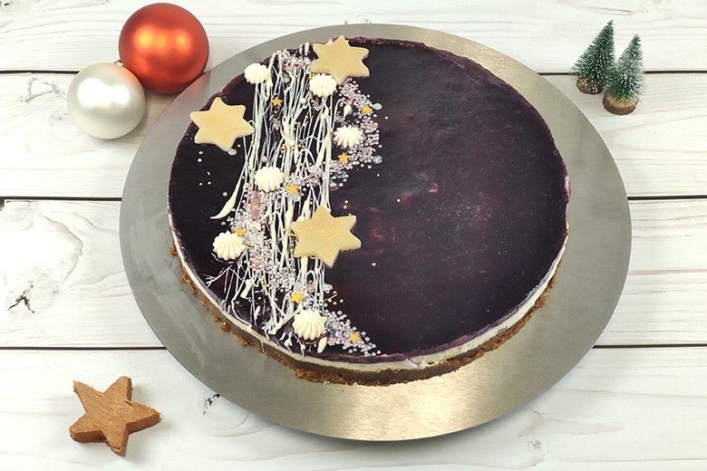 Glühwein-Cheesecake-Tarte ohne Backen