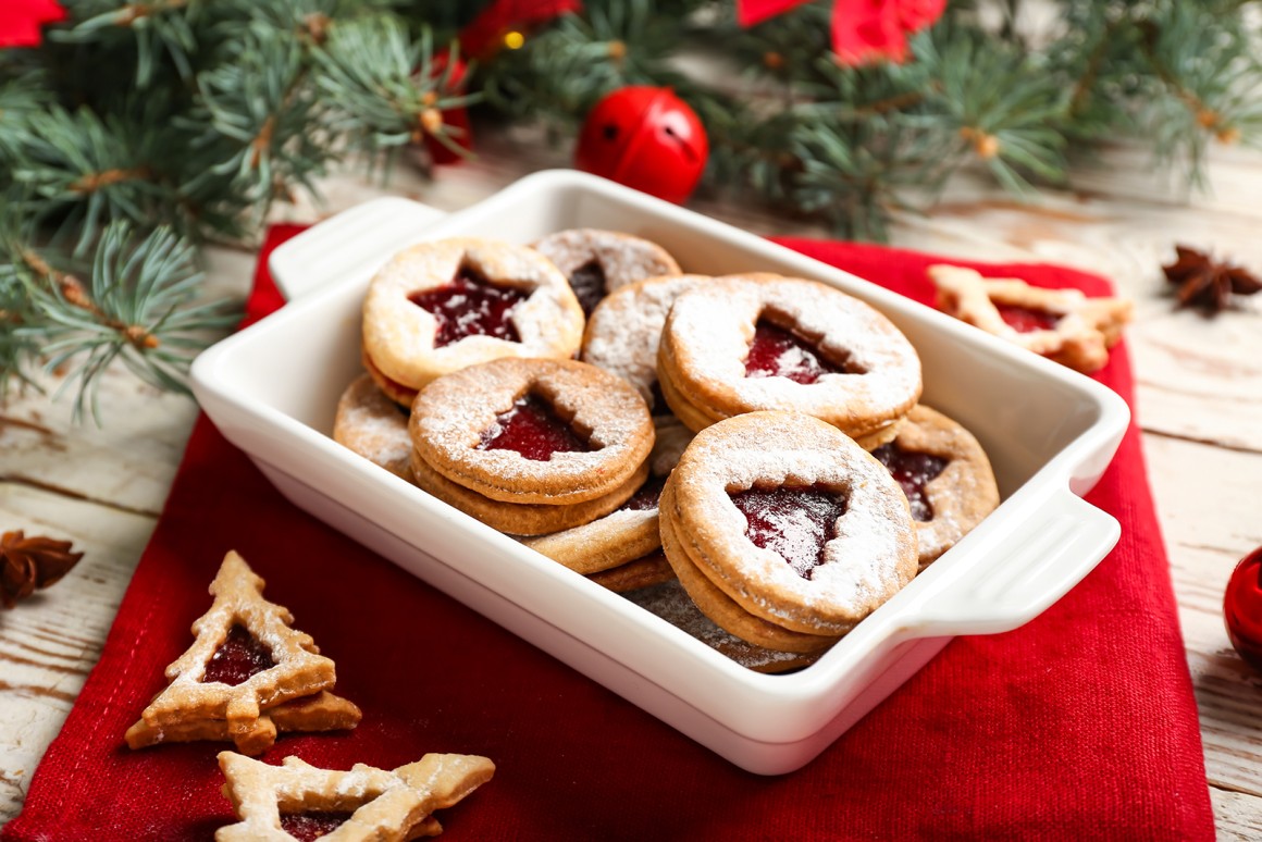 Einfache Linzer Plätzchen