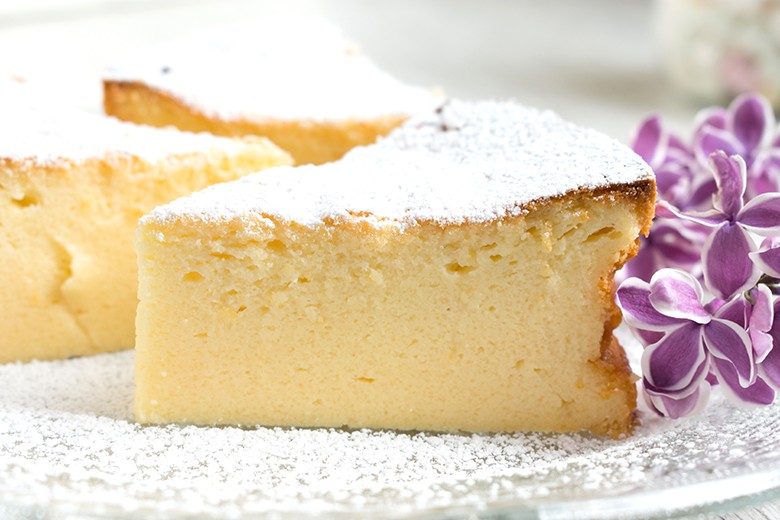 Quarktorte ohne Boden