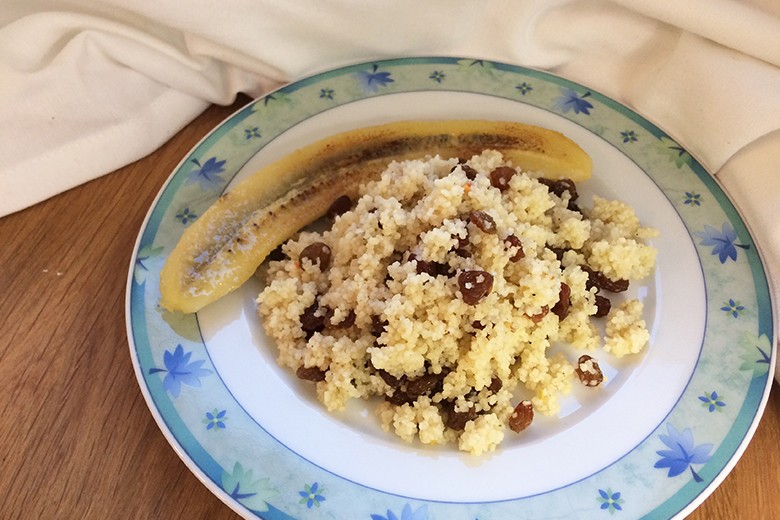 Couscous mit Rosinen