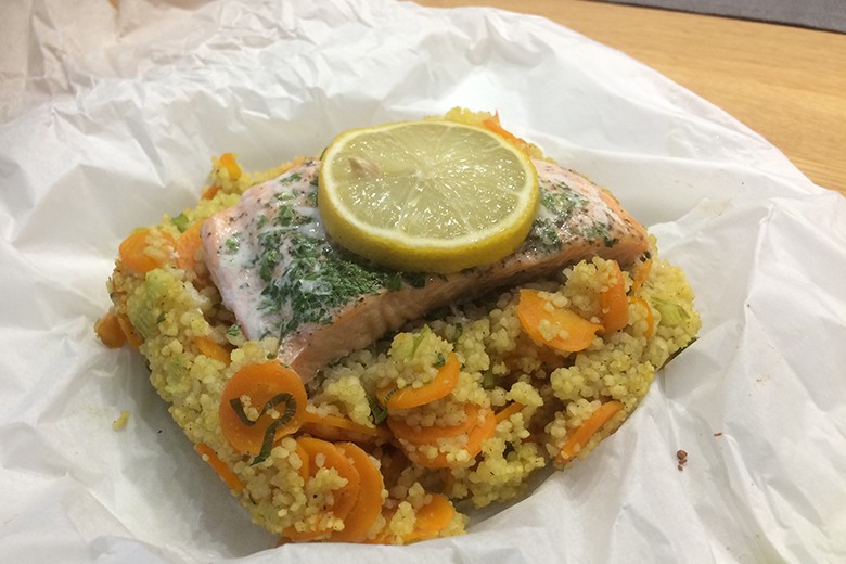 Couscous mit Lachs