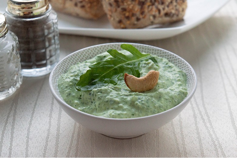 Cashew-Rucola-Aufstrich