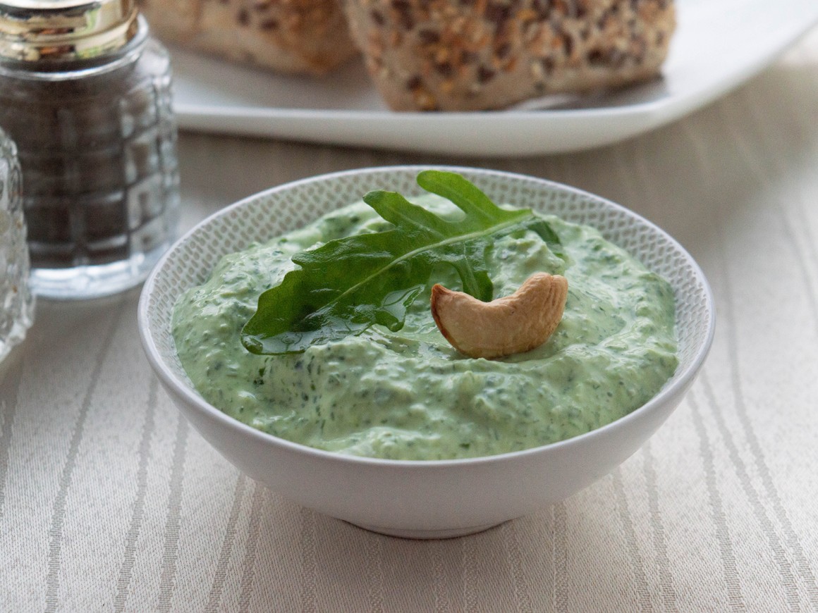 Cashew-Rucola-Aufstrich