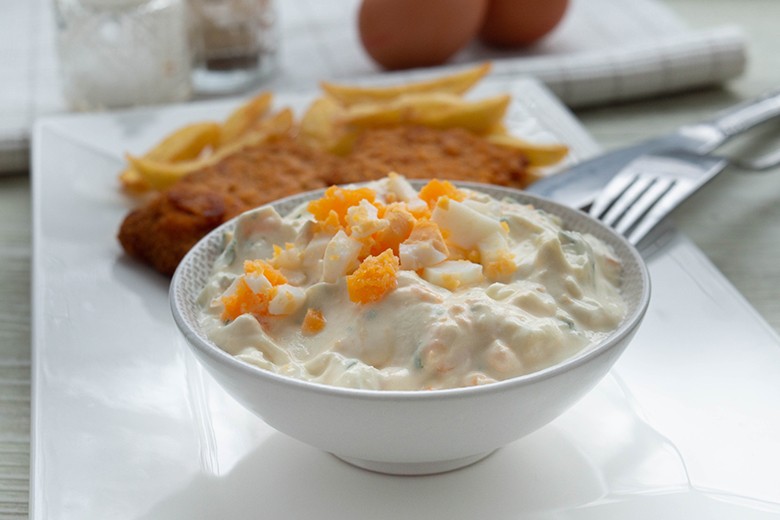Eiercreme mit Curry