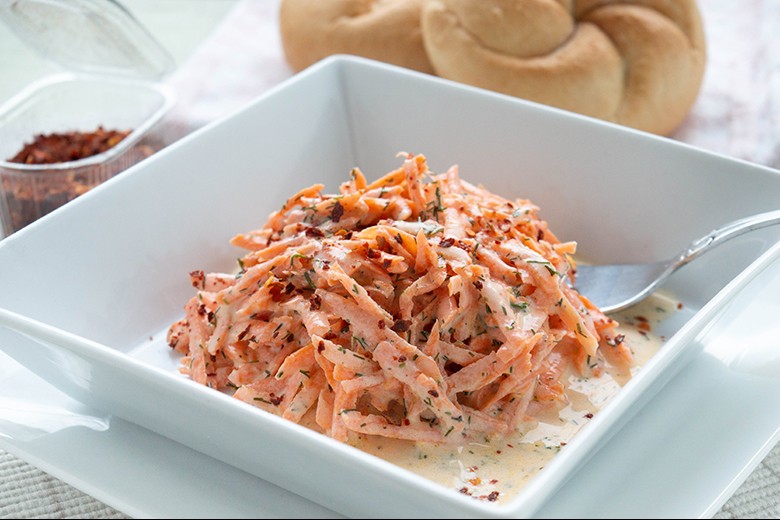 Karottensalat mit Joghurt