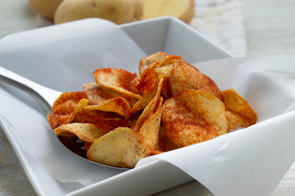 Einfache Kartoffelchips