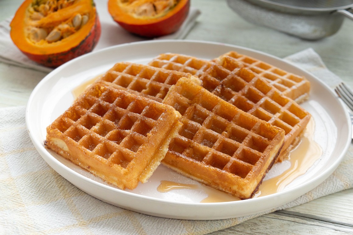 Kürbiswaffeln selber machen