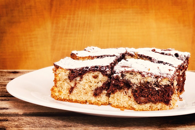 Marmor-Blechkuchen