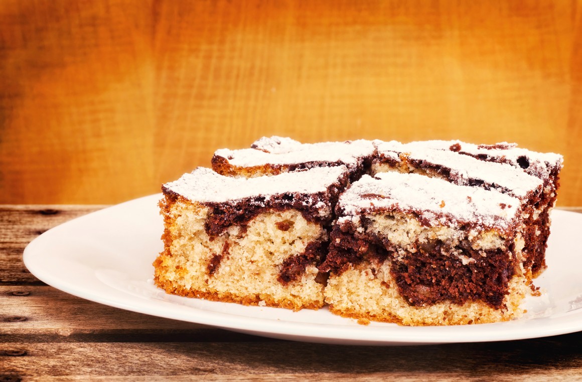 Marmor-Blechkuchen