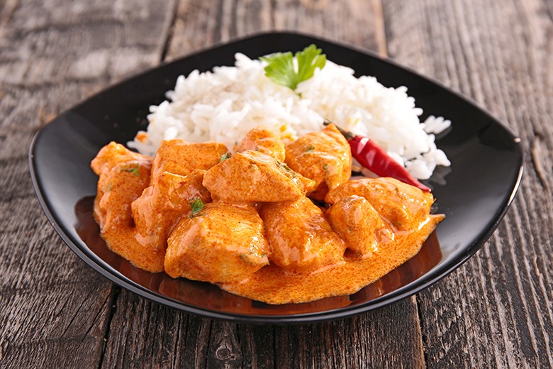 Schnelles Curry mit Hühnchen