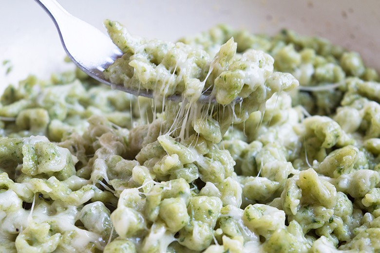 Bärlauch Käsespätzle