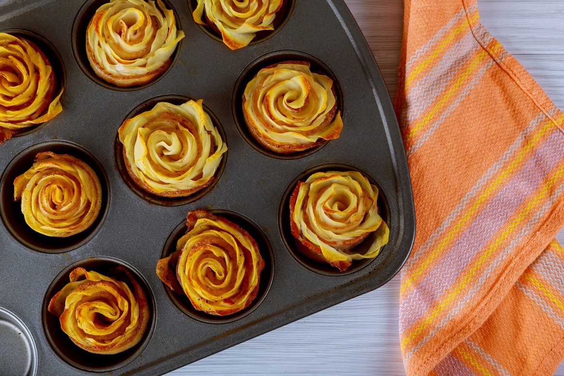 Kartoffelrosen mit Speck - Rezept