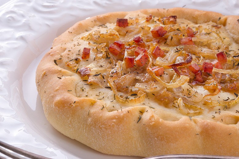 Einfacher Flammkuchen