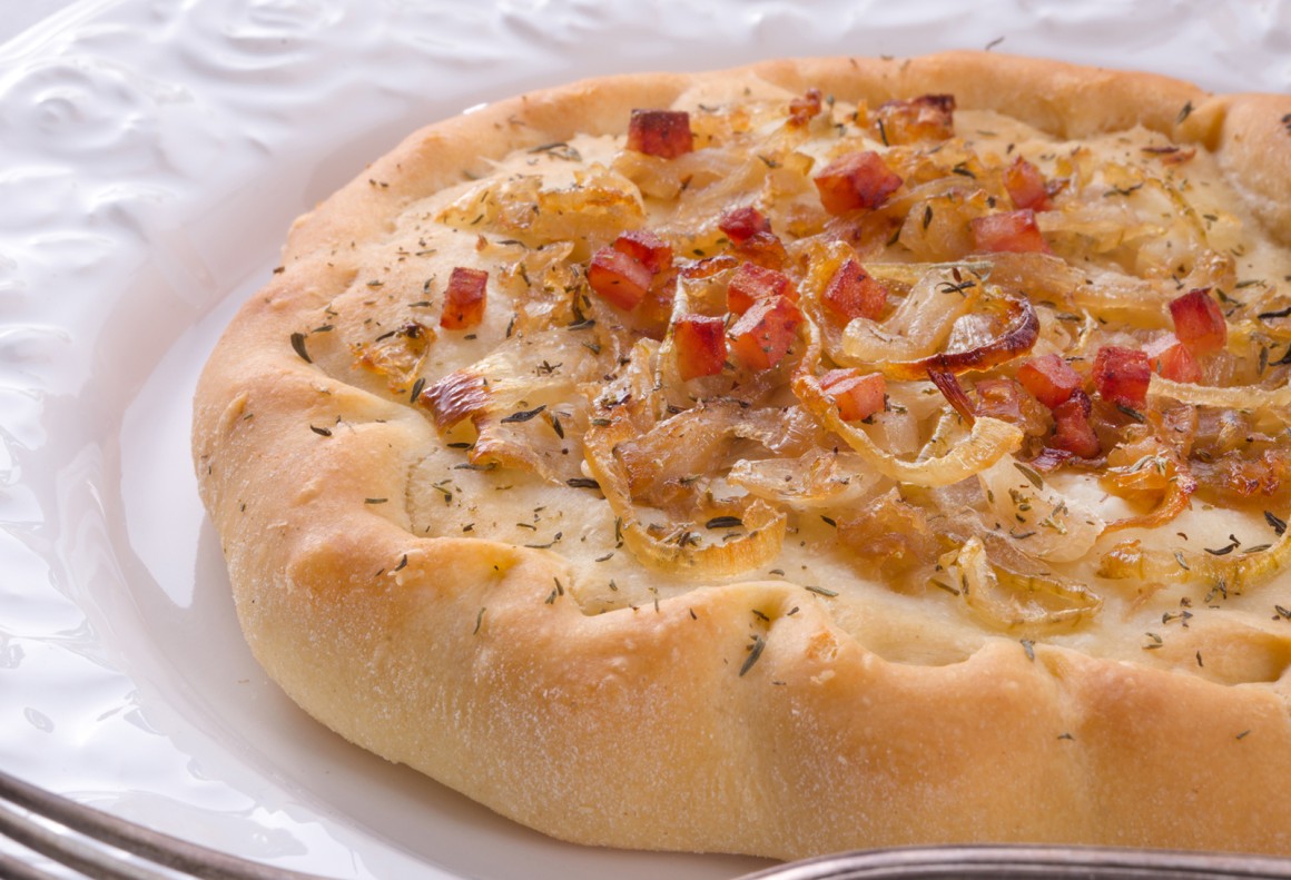 Einfacher Flammkuchen