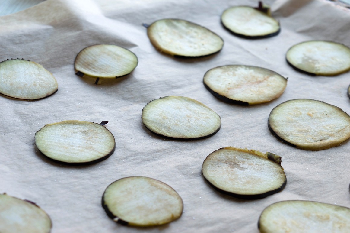 Auberginenchips