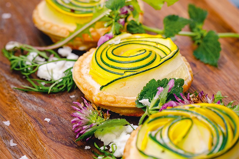 Zucchinitartelettes