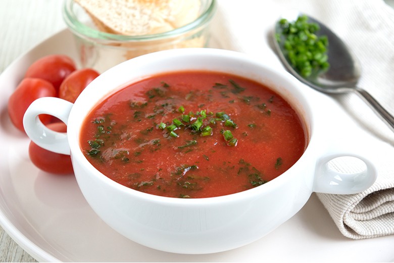 Kalte Tomatensuppe