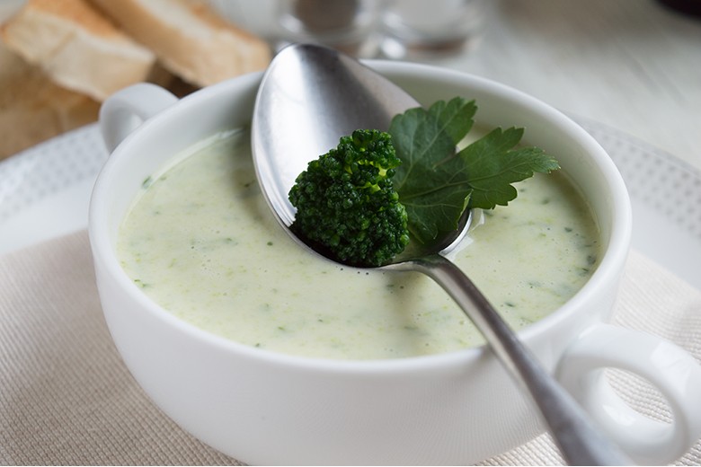 Kartoffelsuppe mit Brokkoli