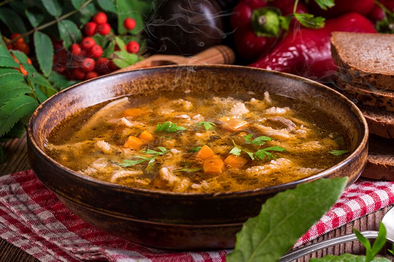 Polnische Kuttelsuppe