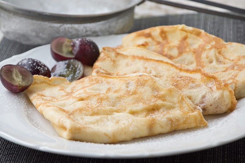 Eierkuchen ohne Milch