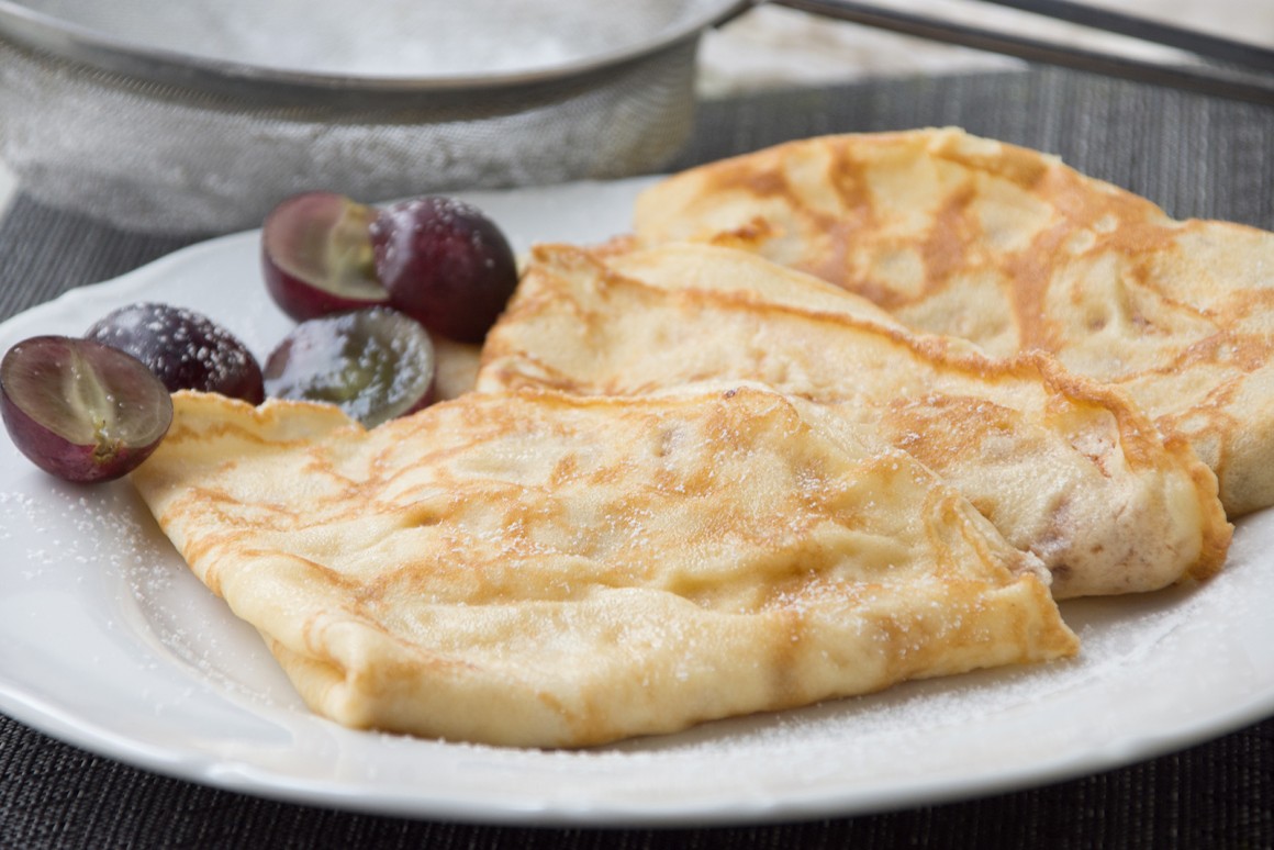 Eierkuchen ohne Milch
