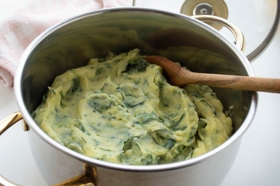 Kartoffel-Spinat-Stampf - Rezept