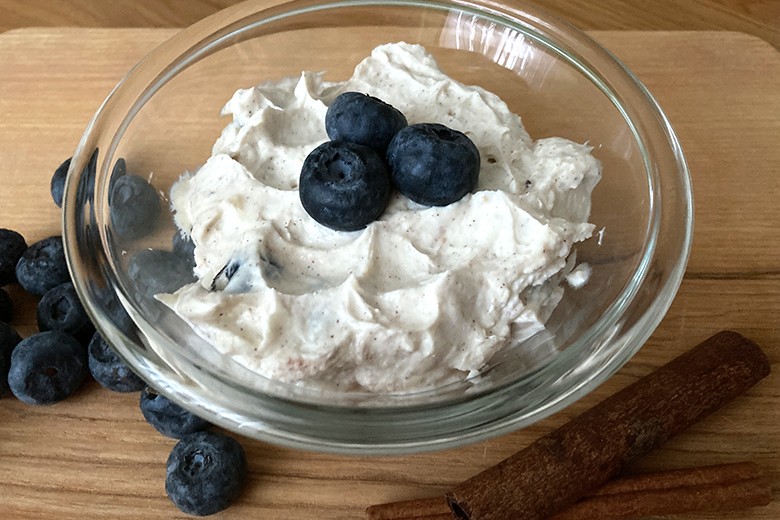 Blaubeeren-Zimt-Quark