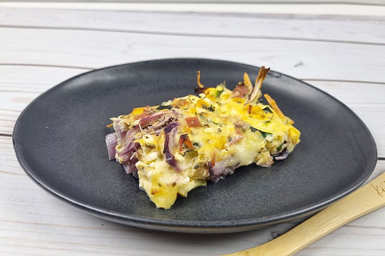 Low Carb-Schüttelpizza