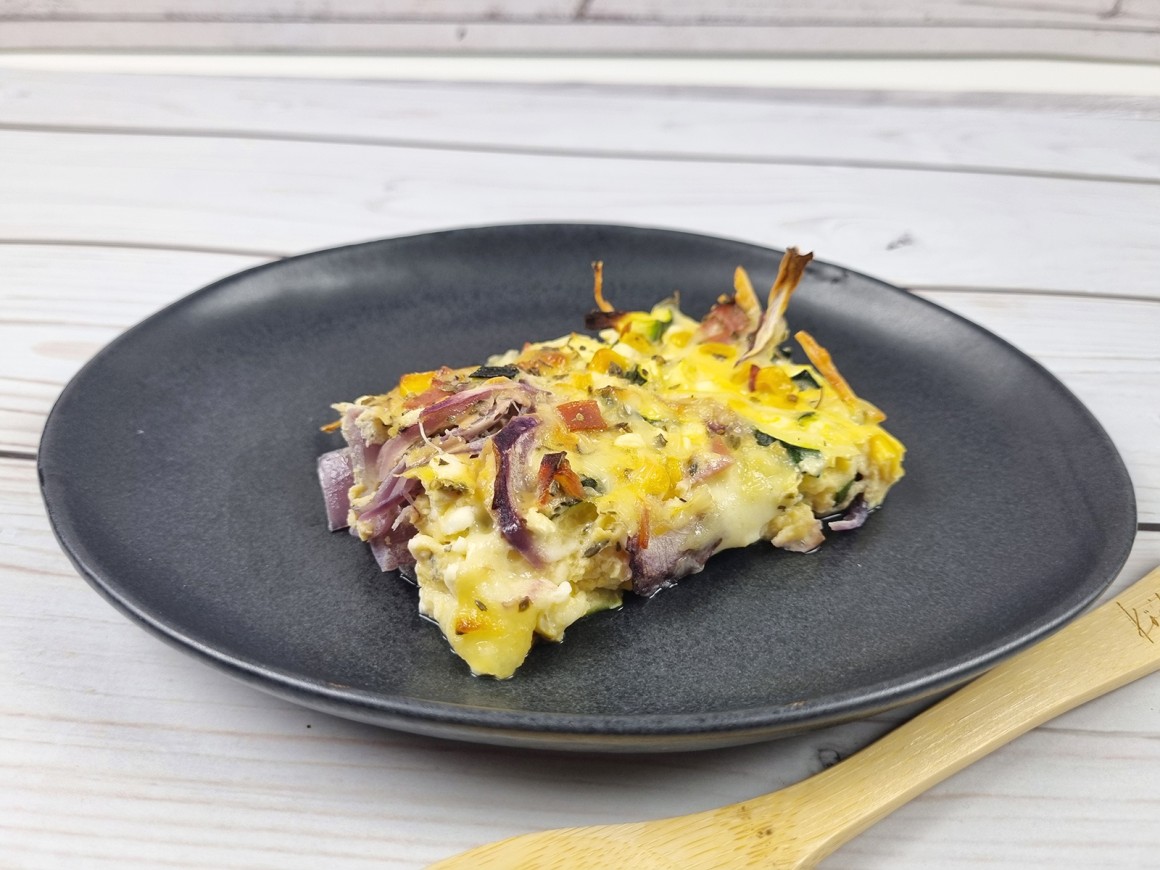 Low Carb-Schüttelpizza